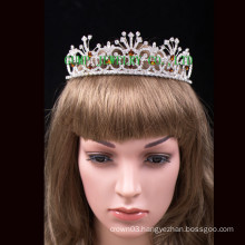 Hot sale headwear round pageant tiara crown